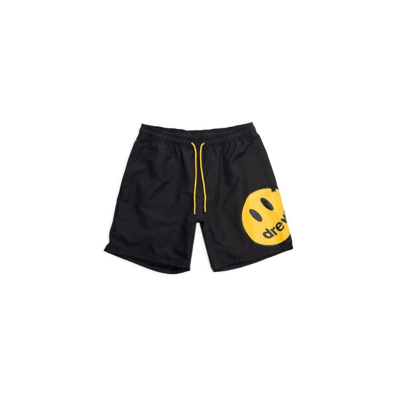 Black Drew House Mascot Pool Short Black Drew House Mascot Pool Short