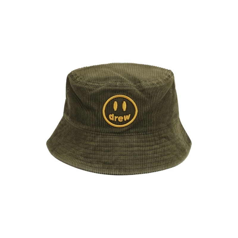 Midnight Olive Drew House Mascot Cord Bucket Hats Midnight Olive Drew House Mascot Cord Bucket Hats