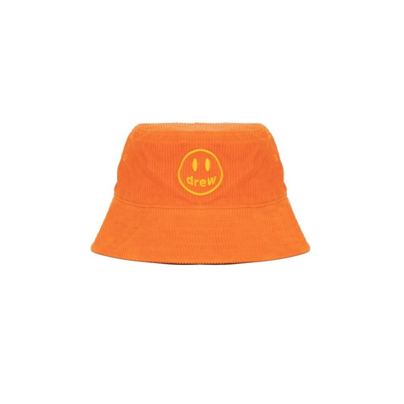 Orange Drew House Corduroy Bucket Hat