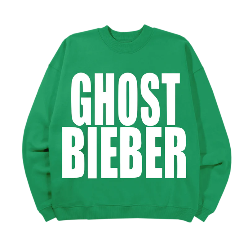 GhostBieberCrewneckFinal Justin Bieber Ghost Sweatshirt